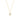 DAISY Hängsmycke guldpläterat sterlingsilver medium WHITE ENAMEL 11 MM Diamant 0.05 ct 40 cm