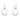 OFFSPRING Oorbel Zilver