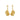 Gerda Earrings Gold