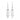 Trio Earrings Silver