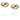 Love Knot Oorbel goud