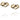 Love Knot Oorbel goud