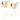 Little Miss Butterfly Oorbel goud