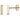 Thin Stars Oorbel goud
