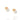 Crown & Stars Oorbel 0.60ctw Goud