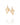 Genie Earrings Gold-plated Silver
