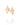 Genie Earrings Gold-plated Silver