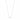 Copenhagen small chain neck 42 Zilver/clear-42cm