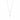 Wish pendant neck 42 Zilver/clear-42cm