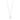 Oz round pendant neck 45 plain Zilver-45 cm