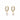 Lydia pearl ring ear Goud