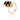 Bend Over - Onyx Ring goud