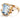 Little Magic Star - Aquamarine Ring goud