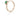 Love Bead - Green Agate Ring goud