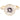 Halo - Morganite Ring goud