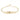 Aero small bracelet Gold