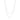 Lovely double chain neck 40 plain silver - 40 cm