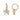 Eira bow ring Earrings Gold