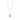 Cute big heart Necklace Silver