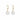 Jackie hook Earrings 12mm Gold