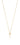 Double star pendant Kettingen goud 42-47 cm