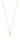 Double star pendant Kettingen goud 42-47 cm
