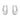 OFFSPRING SMALL Oorbel Zilver