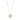 DAISY BROOCH/Kettingen 33 MM WHITE ENAMEL Goud