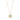 DAISY BROOCH/Kettingen 33 MM WHITE ENAMEL Goud