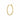 GJS L EARHOOPS Gold 0.15