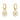 DAISY Earrings gold plated