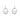 Offspring Earrings, medium Silver