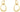 Offspring Earrings Gold 0,08ct