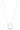 Offspring Necklace, small 0,04ct Silver