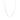Globe clip neck Zilver 90-95 cm