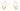 FORGET-ME-KNOT, Torun Hoop Earrings Gold