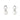 MAGIC Oorbel Witgoud PEARL Diamant 0.04 CT