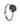 VICTORIA Staal/Gray ring