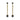 VICTORIA Long Oorbellen Goud/Gray
