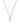 CROSS Crystal Necklace Gold