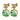 NICOLA Goud LIGHT GREEN/GOLDEN