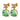 NICOLA Goud LIGHT GREEN/GOLDEN