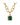 RAMINA SG EMERALD GREEN Necklace Gold