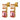 TETI SG LIGHT ROSE / PEACH Earrings Gold