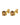 DAZE SG BROWN EARRINGS GOLD