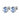 CRAZE SS LIGHT BLUE Earrings Silver