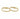 Moe ring Oorbel 25mm Goud