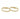 Moe ring Oorbel 25mm Goud