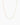 Dunne ketting 42cm goud