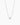 Emerald ketting zilver
